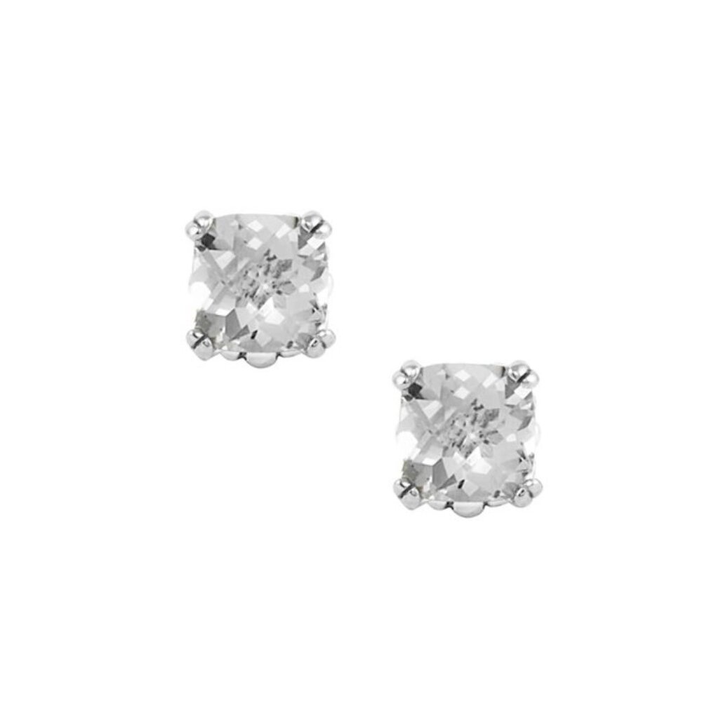 Lagos White Topaz Stud Earrings